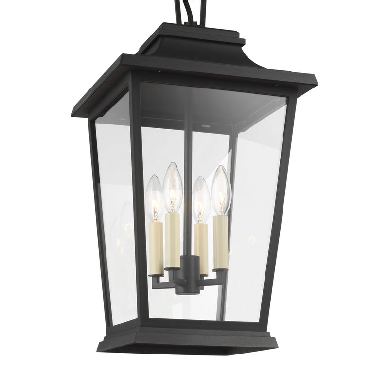 Visual Comfort Studio OL15409TXB Warren Four Light Lantern, Textured Black Alternate Image 2.jpg