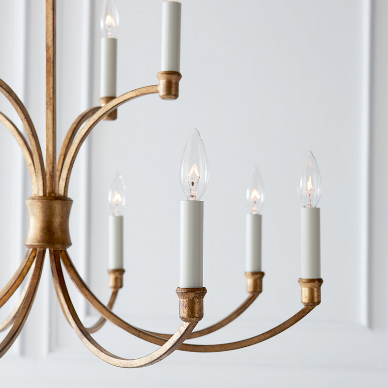 Visual Comfort Studio CC10612ADB Westerly 12 Light Chandelier, Antique Gild Alternate Image 3.jpg