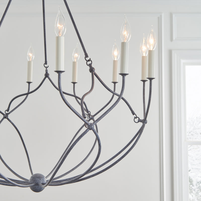 Visual Comfort Studio CC11212WGV Richmond 12 Light Chandelier, Weathered Galvanized Alternate Image 2.jpg