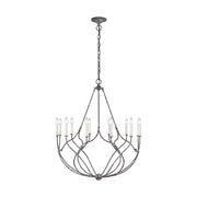 Visual Comfort Studio CC11212WGV Richmond 12 Light Chandelier, Weathered Galvanized Main Image.jpg
