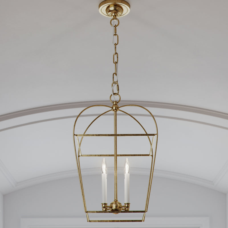 Visual Comfort Studio CC1094ADB Stonington Four Light Lantern, Antique Gild Alternate Image.jpg