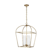 Visual Comfort Studio CC1094ADB Stonington Four Light Lantern, Antique Gild Main Image.jpg