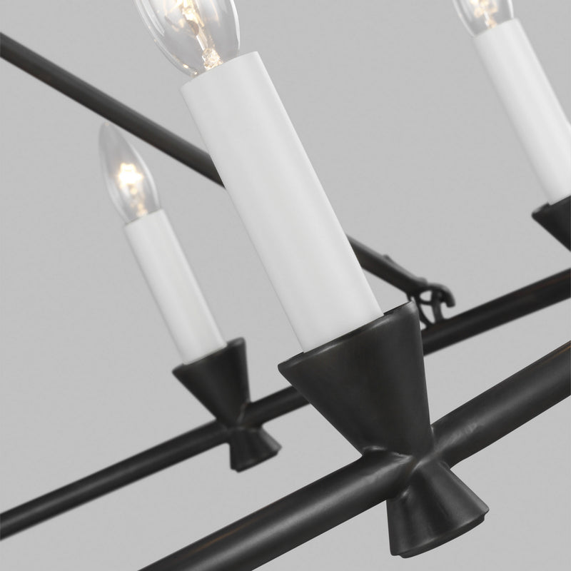 Visual Comfort Studio CC1179AI Keystone Nine Light Chandelier, Aged Iron Alternate Image.jpg
