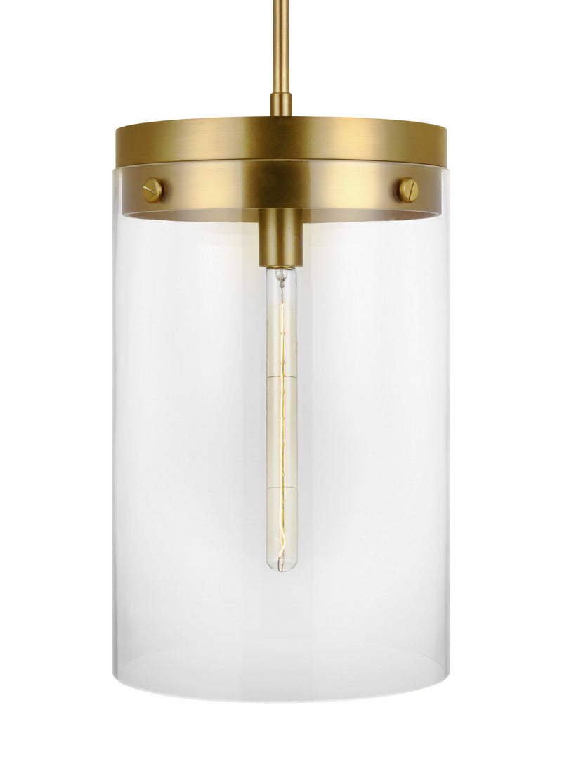Visual Comfort Studio CP1011BBS Garrett One Light Pendant, Burnished Brass Alternate Image.jpg