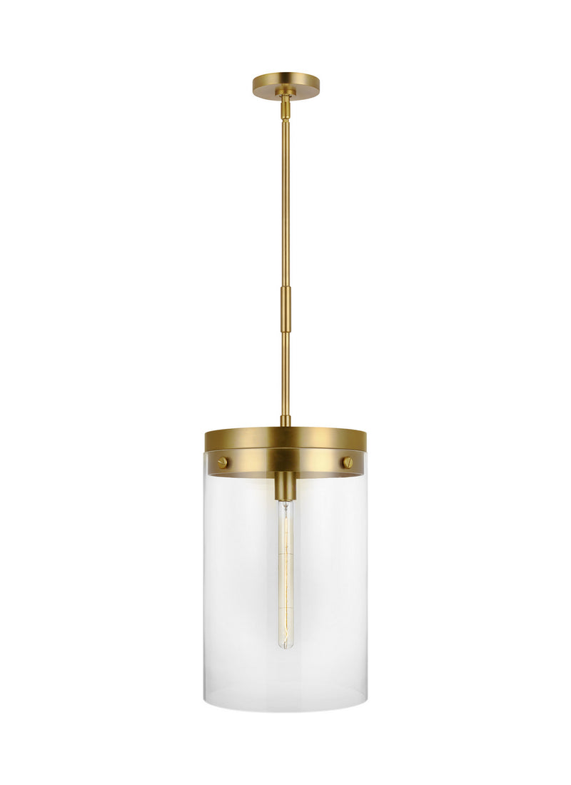 Visual Comfort Studio CP1011BBS Garrett One Light Pendant, Burnished Brass Main Image.jpg