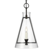 Visual Comfort Studio CP1081AI Keystone One Light Pendant, Aged Iron Alternate Image.jpg
