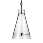 Visual Comfort Studio CP1091AI Keystone One Light Pendant, Aged Iron Alternate Image.jpg