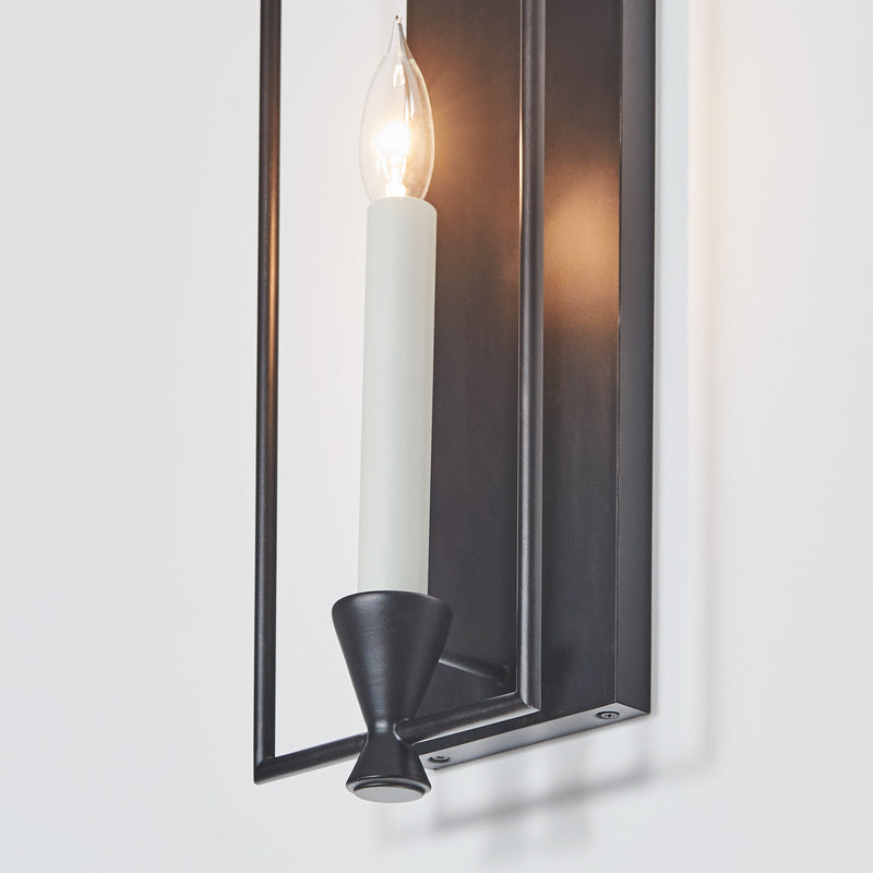 Visual Comfort Studio CW1021AI Keystone One Light Wall Sconce, Aged Iron Alternate Image 2.jpg