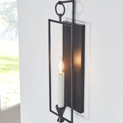 Visual Comfort Studio CW1021AI Keystone One Light Wall Sconce, Aged Iron Alternate Image 3.jpg