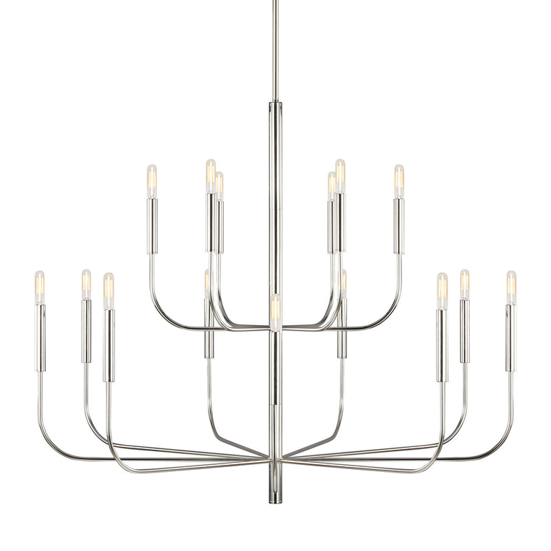 Visual Comfort Studio EC10015PN Brianna 15 Light Chandelier, Polished Nickel Alternate Image.jpg
