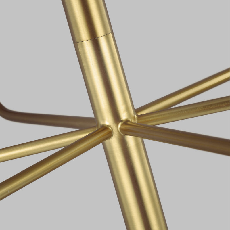 Visual Comfort Studio EC1006BBS Brianna Six Light Chandelier, Burnished Brass Alternate Image 2.jpg