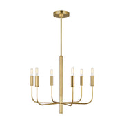 Visual Comfort Studio EC1006BBS Brianna Six Light Chandelier, Burnished Brass Main Image.jpg