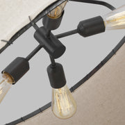Visual Comfort Studio EP1114AI Dunne Four Light Pendant, Aged Iron Alternate Image 2.jpg