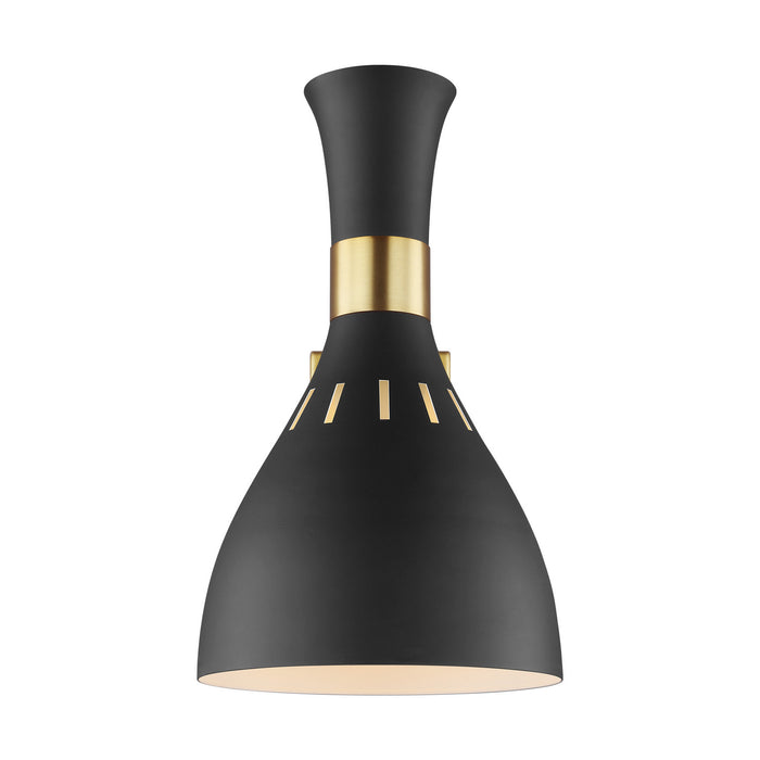 Visual Comfort Studio EW1061MBK Joan One Light Wall Sconce, Midnight Black Alternate Image.jpg