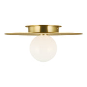 Visual Comfort Studio KF1011BBS Nodes One Light Flush Mount, Burnished Brass Alternate Image.jpg