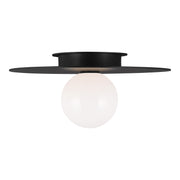 Visual Comfort Studio KF1011MBK Nodes One Light Flush Mount, Midnight Black Alternate Image.jpg