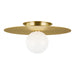 Visual Comfort Studio KF1021BBS Nodes One Light Flush Mount, Burnished Brass Main Image.jpg