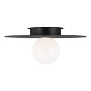 Visual Comfort Studio KF1021MBK Nodes One Light Flush Mount, Midnight Black Alternate Image.jpg