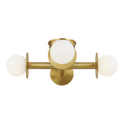 Visual Comfort Studio KF1034BBS Nodes Four Light Flush Mount, Burnished Brass Alternate Image.jpg