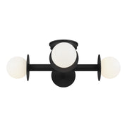 Visual Comfort Studio KF1034MBK Nodes Four Light Flush Mount, Midnight Black Alternate Image.jpg
