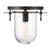 Visual Comfort Studio KF1051AI Nuance One Light Flush Mount, Aged Iron Main Image.jpg