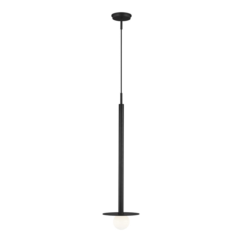 Visual Comfort Studio KP1011MBK Nodes One Light Pendant, Midnight Black Main Image.jpg