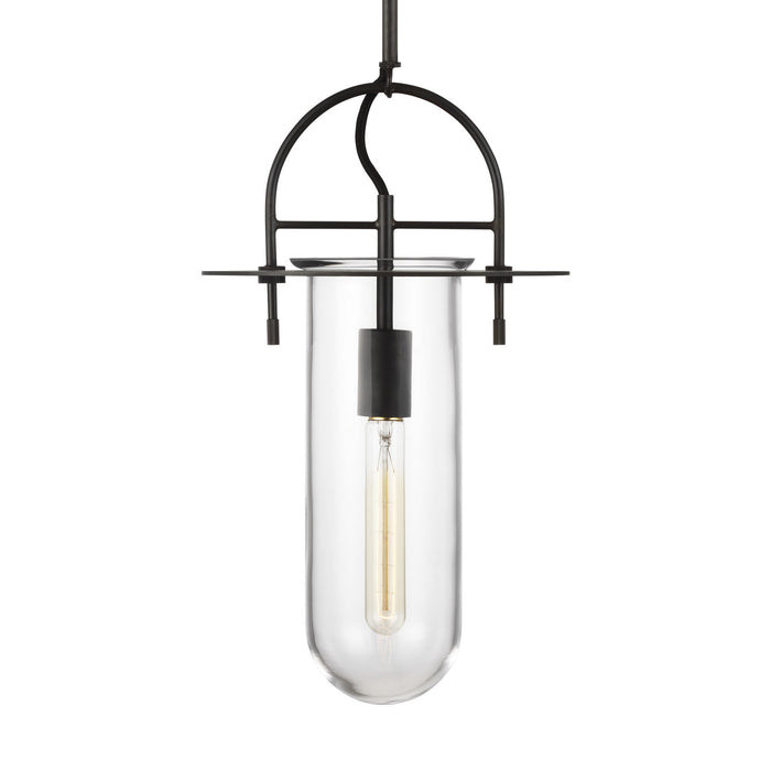 Visual Comfort Studio KP1021AI Nuance One Light Pendant, Aged Iron Alternate Image.jpg