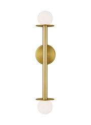 Visual Comfort Studio KWL1012BBS Nodes Two Light Wall Sconce, Burnished Brass Alternate Image.jpg