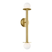 Visual Comfort Studio KWL1012BBS Nodes Two Light Wall Sconce, Burnished Brass Main Image.jpg