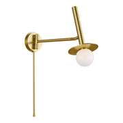 Visual Comfort Studio KW1021BBS Nodes One Light Wall Sconce, Burnished Brass Alternate Image 2.jpg
