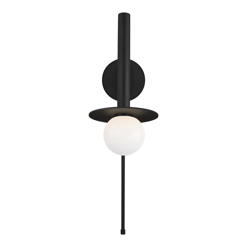 Visual Comfort Studio KW1021MBK Nodes One Light Wall Sconce, Midnight Black Alternate Image.jpg