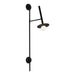 Visual Comfort Studio KW1031MBK Nodes One Light Wall Sconce, Midnight Black Alternate Image 2.jpg