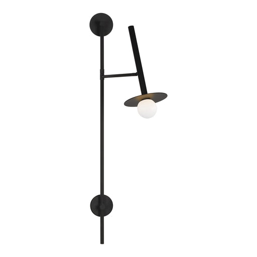 Visual Comfort Studio KW1031MBK Nodes One Light Wall Sconce, Midnight Black Main Image.jpg