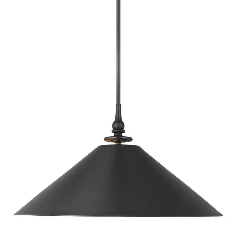Visual Comfort Studio TP1001AI Capri One Light Pendant, Aged Iron Alternate Image.jpg