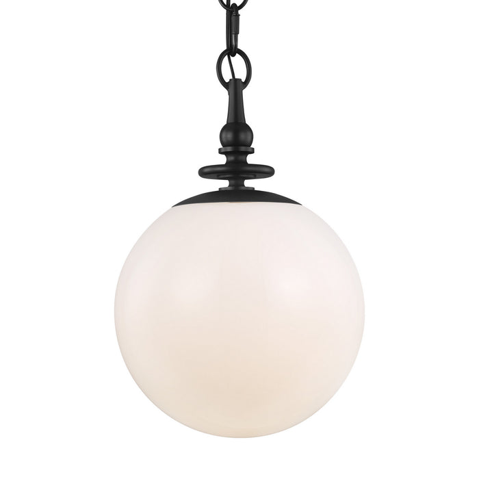 Visual Comfort Studio TP1031AI Capri One Light Pendant, Aged Iron Alternate Image.jpg