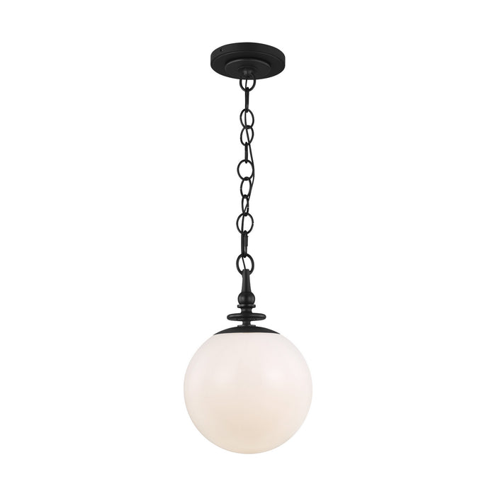 Visual Comfort Studio TP1031AI Capri One Light Pendant, Aged Iron Main Image.jpg