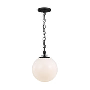 Visual Comfort Studio TP1041AI Capri One Light Pendant, Aged Iron Main Image.jpg