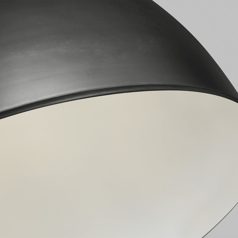 Visual Comfort Studio TP1051AI Logan One Light Pendant, Aged Iron Alternate Image 4.jpg