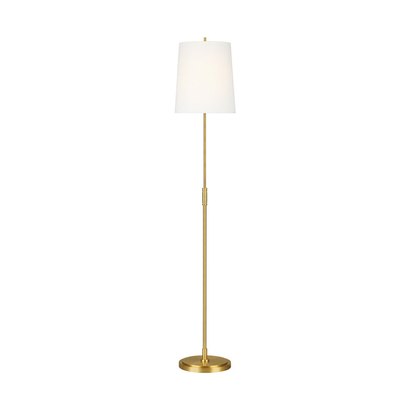 Visual Comfort Studio TT1031BBS1 Beckham Classic One Light Floor Lamp, Burnished Brass Main Image.jpg
