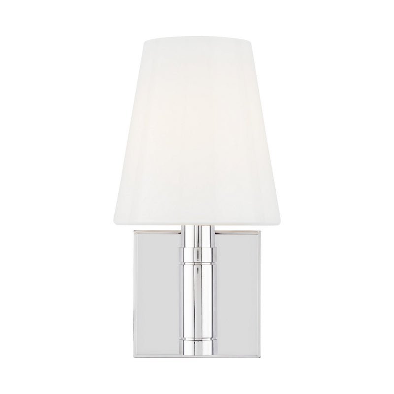 Visual Comfort Studio TV1011PN Beckham Classic One Light Wall Sconce, Polished Nickel Main Image.jpg
