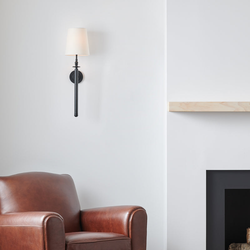 Visual Comfort Studio TW1021AI Capri One Light Wall Sconce, Aged Iron Alternate Image 2.jpg