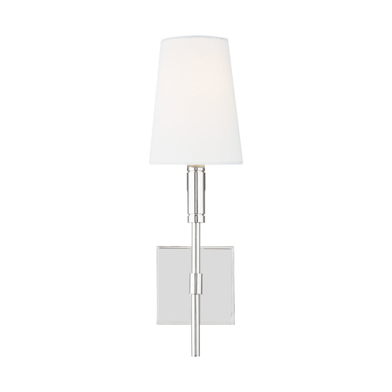 Visual Comfort Studio TW1031PN Beckham Classic One Light Wall Sconce, Polished Nickel Main Image.jpg