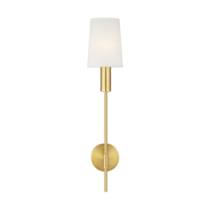 Visual Comfort Studio TW1051BBS Beckham Modern One Light Wall Sconce, Burnished Brass Main Image.jpg