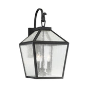 Savoy House 5-101-BK Three Light Wall Lantern, Black (4)