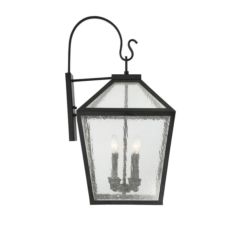 Savoy House 5-102-BK Four Light Outdoor Wall Lantern, Black (5)