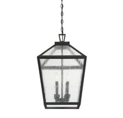 Savoy House 5-104-BK Four Light Outdoor Hanging Lantern, Black (6)