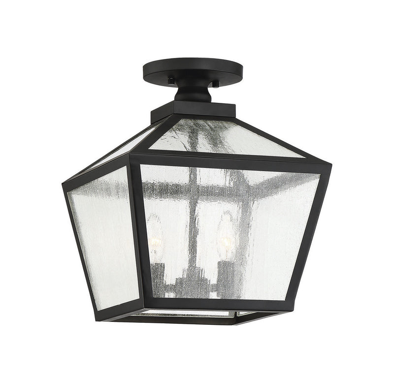 Savoy House 5-105-BK Three Light Flush Mount, Black (3)