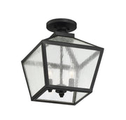 Savoy House 5-105-BK Three Light Flush Mount, Black (4)