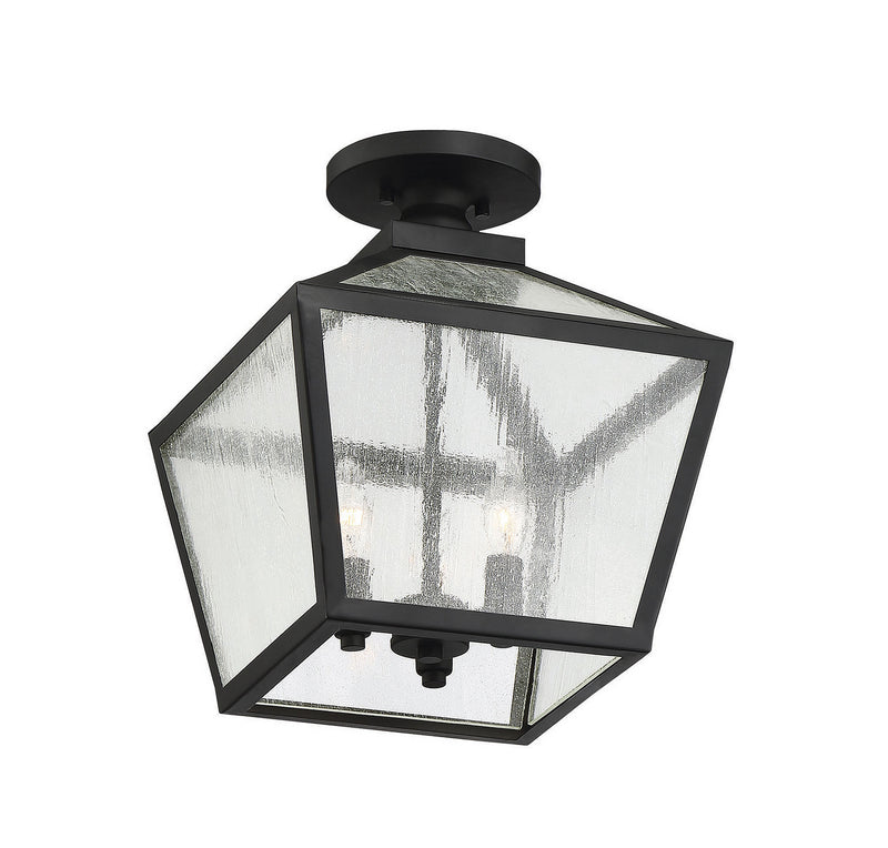 Savoy House 5-105-BK Three Light Flush Mount, Black (4)
