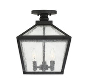 Savoy House 5-105-BK Three Light Flush Mount, Black (5)